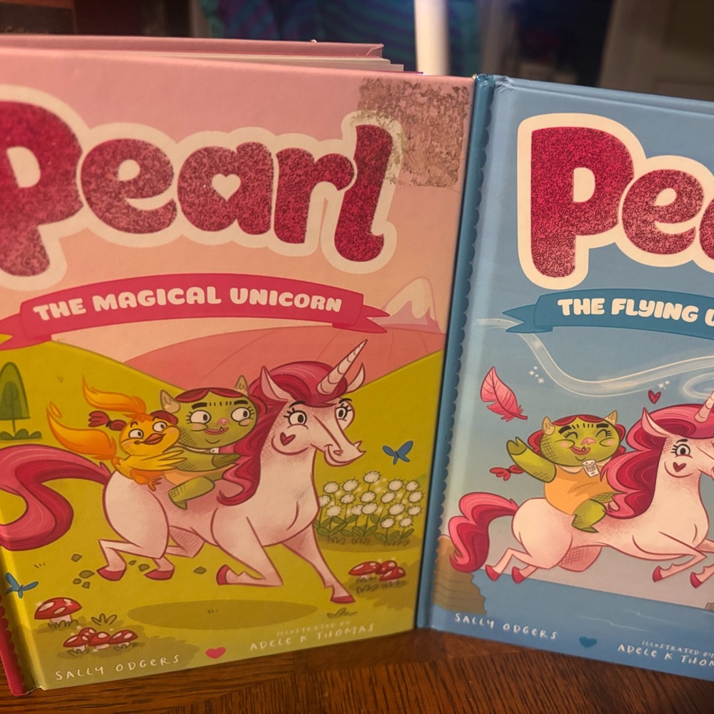 Pearl The Magical Unicorn Book Set -author Sally Odgers